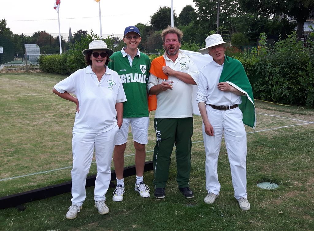 Irish team at GC Home internationls